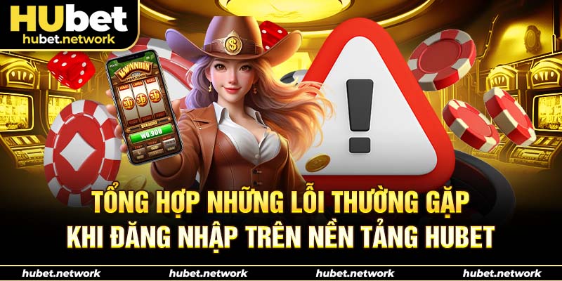 Tổng hợp những lỗi thường gặp khi đăng nhập trên nền tảng HUBET